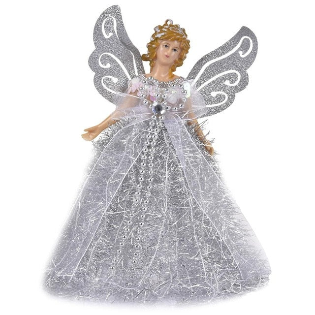 Angel Christmas Tree Ornament for Elegant Holiday Sparkle
