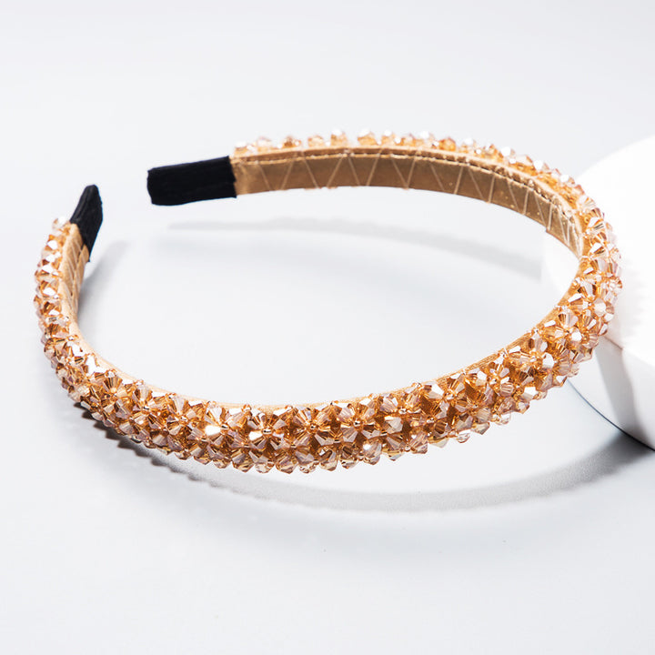 Crystal Headband for Glamorous Korean-Style Party Looks