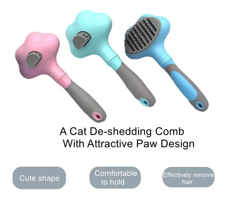 Pet Grooming Comb for Loose Hair, Tangles & Massage