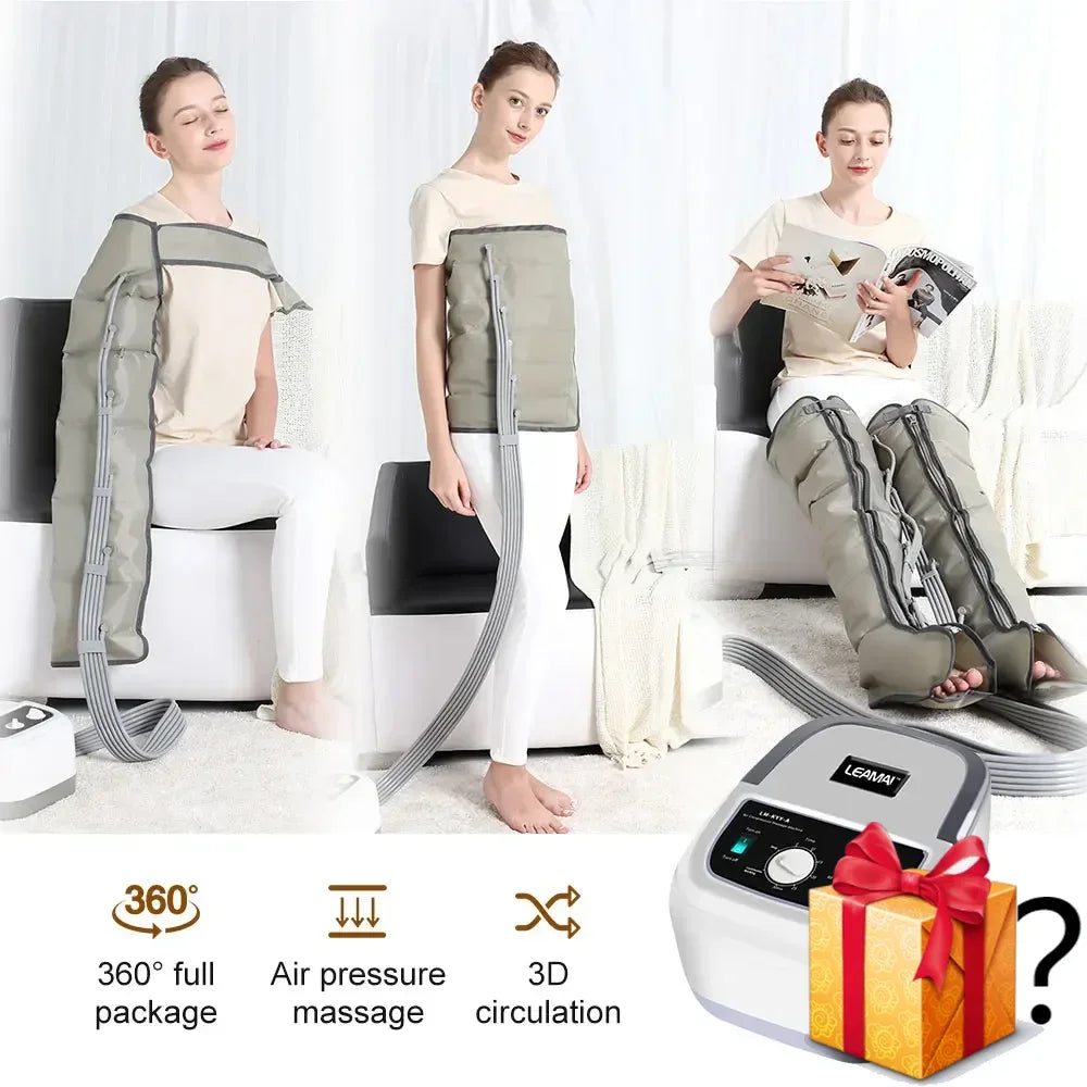 Air Compression Leg Massager for Tired Legs at Home