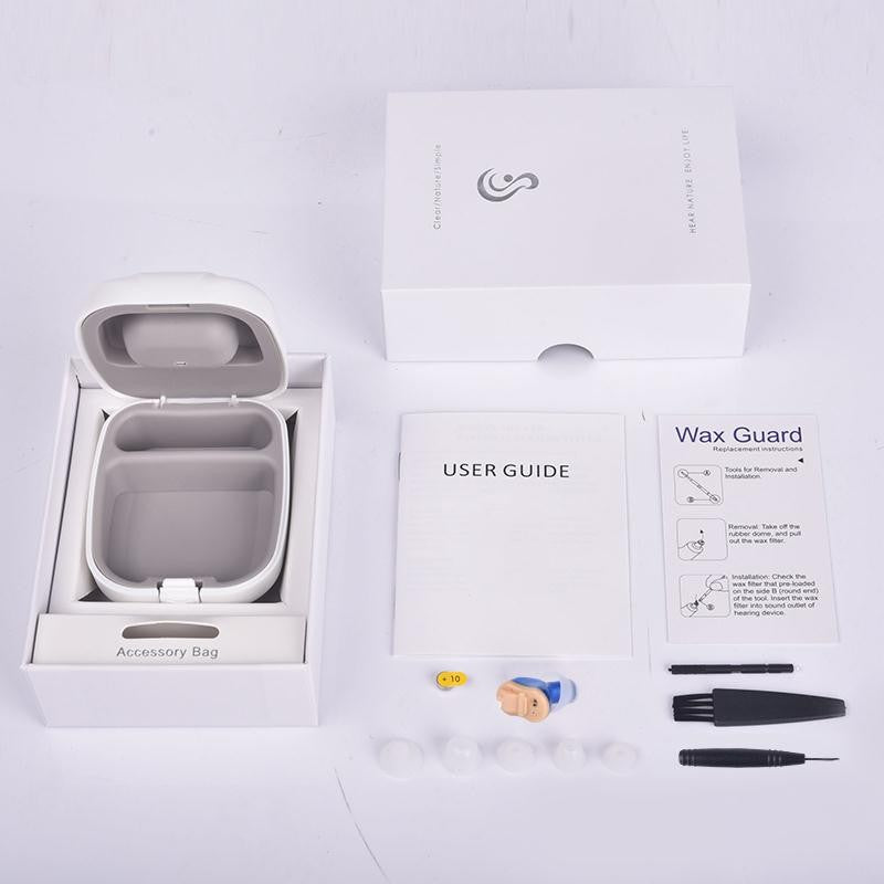 Mini Rechargeable Hearing Aids – Invisible Sound Amplifier