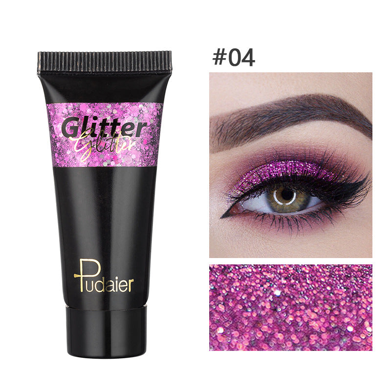 Liquid Glitter Eyeshadow for High-Flash Stage Looks