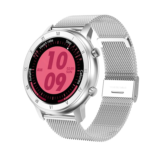 Women's Smartwatch with ECG, Heart Rate & IP68 Waterproof