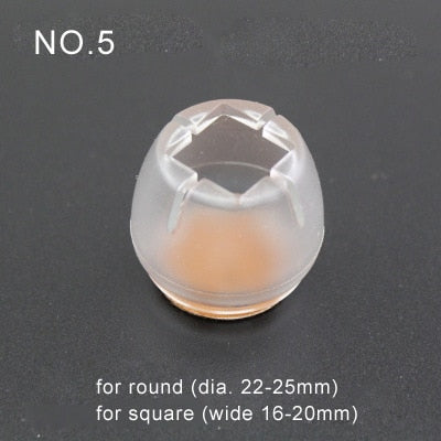 Silicone Chair Leg Caps That Stop Floor Scratches & Noise