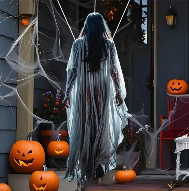 Halloween Hanging Cloth Backdrop for Dramatic Spooky Decor