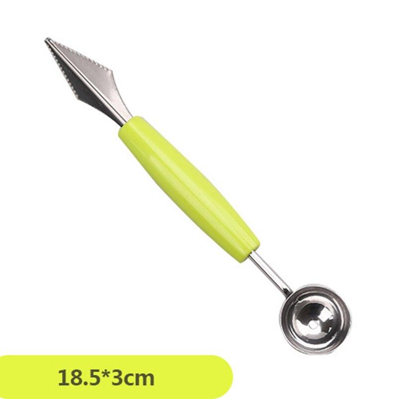 Dual-Head Melon Baller & Fruit Carving Knife for Platters