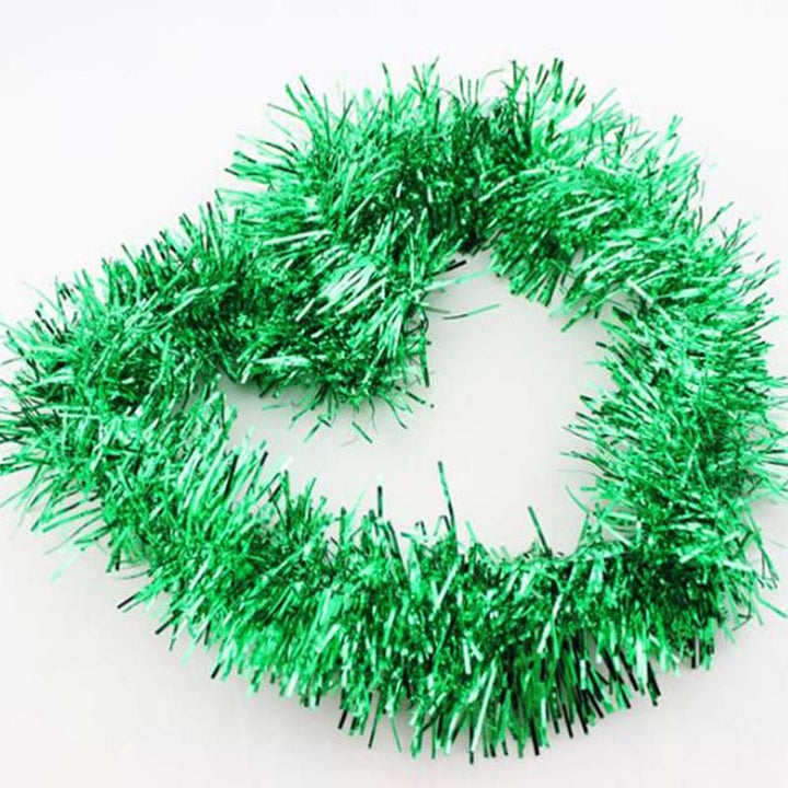 2M Colorful Tinsel Garland for Festive Decorating