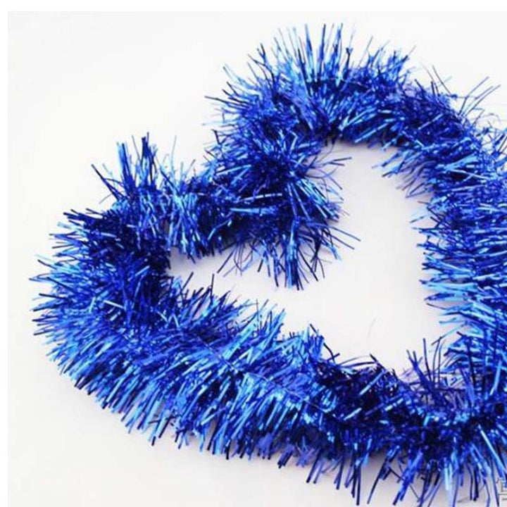 2M Colorful Tinsel Garland for Festive Decorating