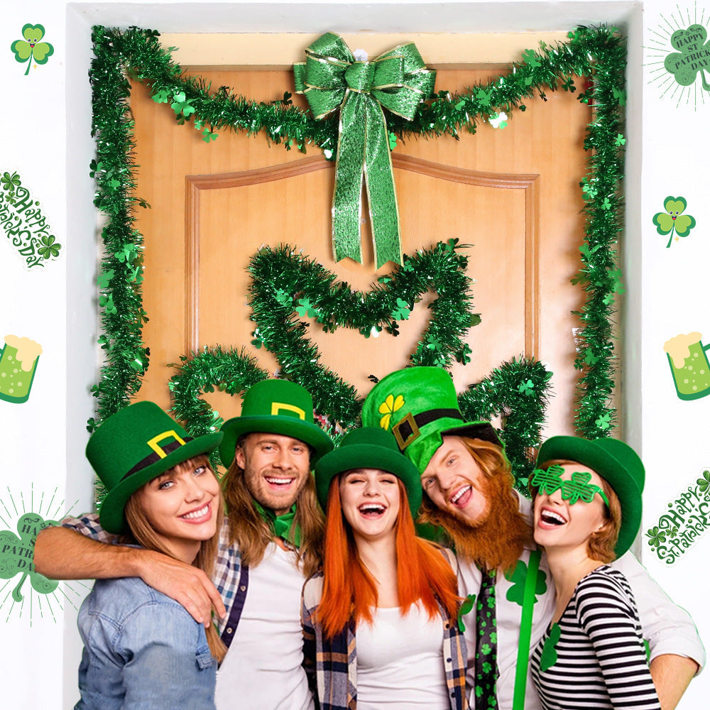 Shamrock Garland St. Patrick's Day Party Decoration
