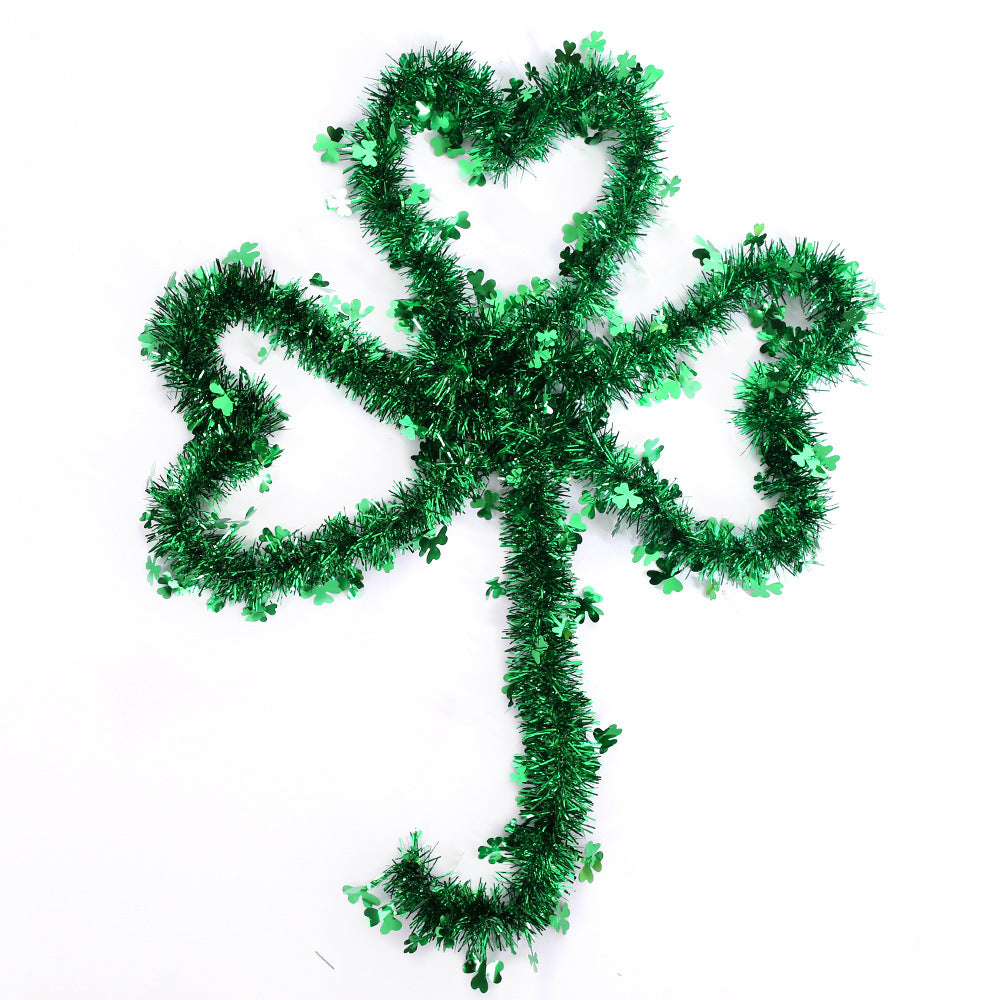Shamrock Garland St. Patrick's Day Party Decoration