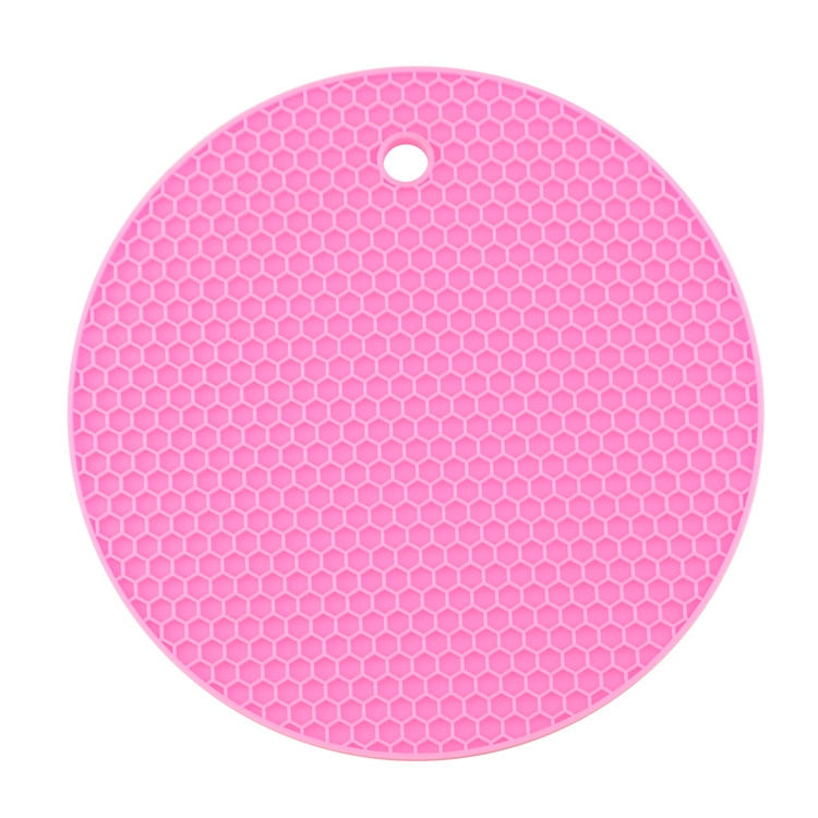 Heat Resistant Silicone Table Mat and Drink Coaster Set
