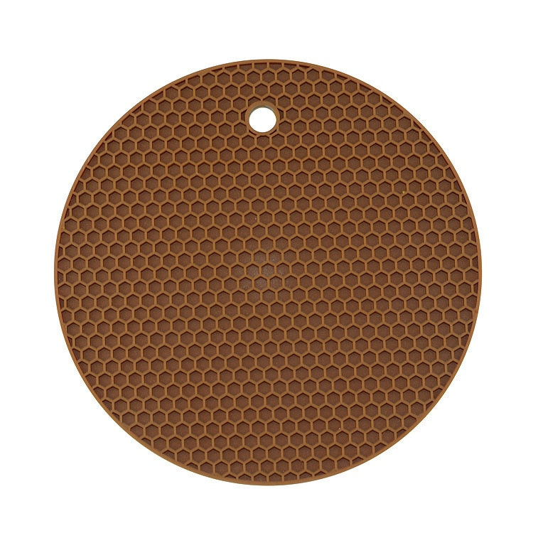 Heat Resistant Silicone Table Mat and Drink Coaster Set