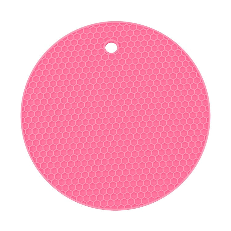 Heat Resistant Silicone Table Mat and Drink Coaster Set