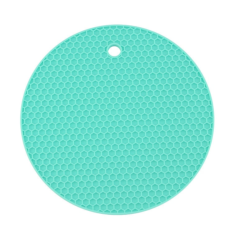 Heat Resistant Silicone Table Mat and Drink Coaster Set