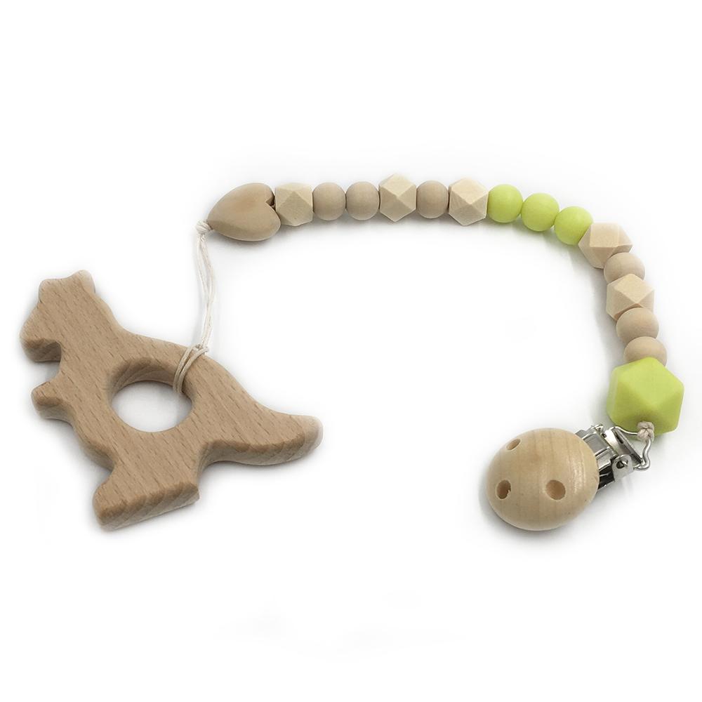 Wooden Baby Teether Set for Easy Little-Hand Grip