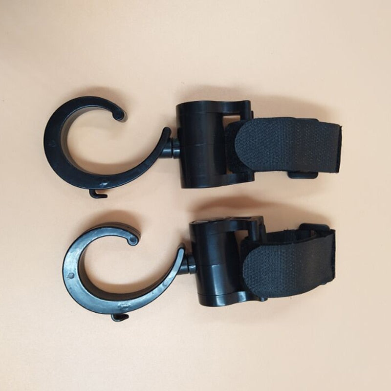 Baby Stroller Hooks For Easy, Secure Diaper Bag Access