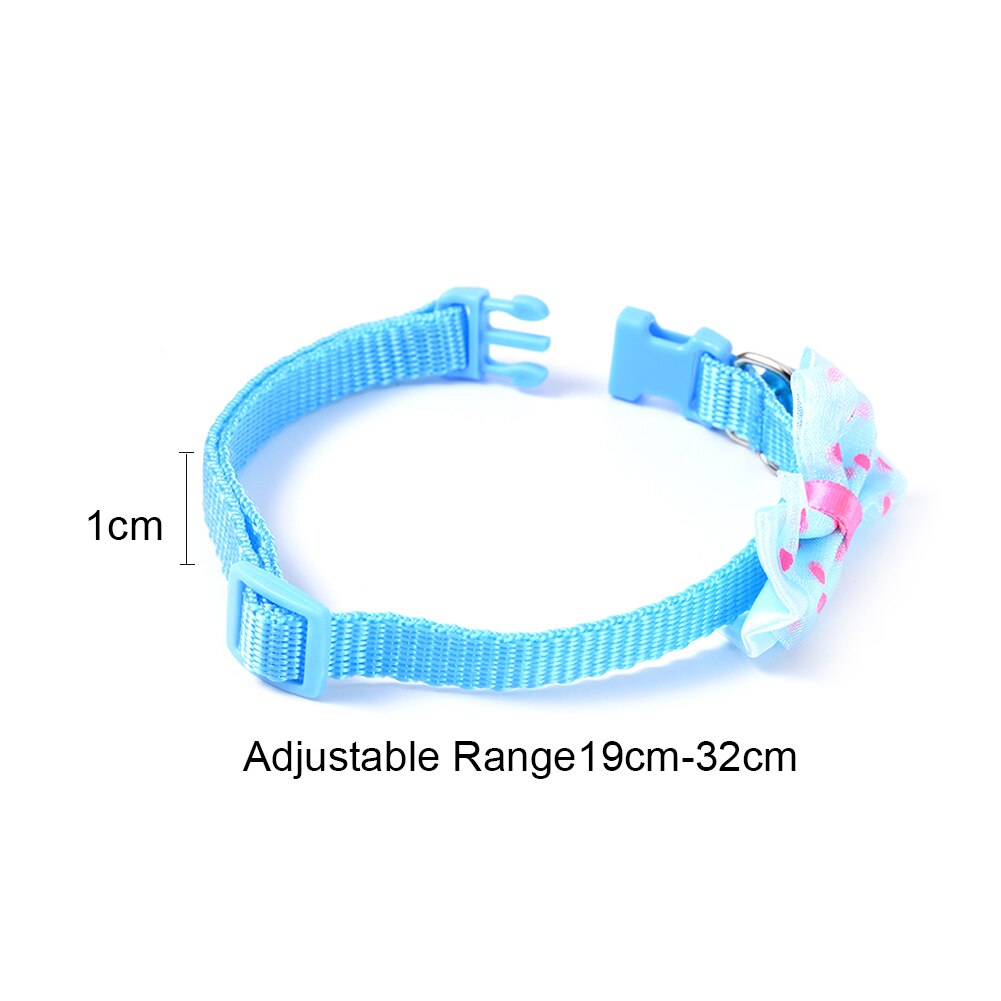 Bowknot Pet Collars for Small Pets | Colorful Style