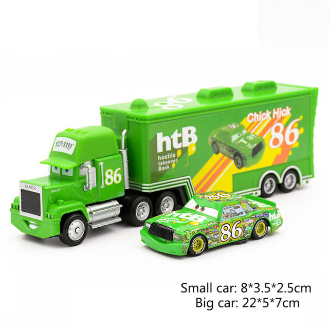Disney Pixar Cars Toy Set: Compact Racing Playtime