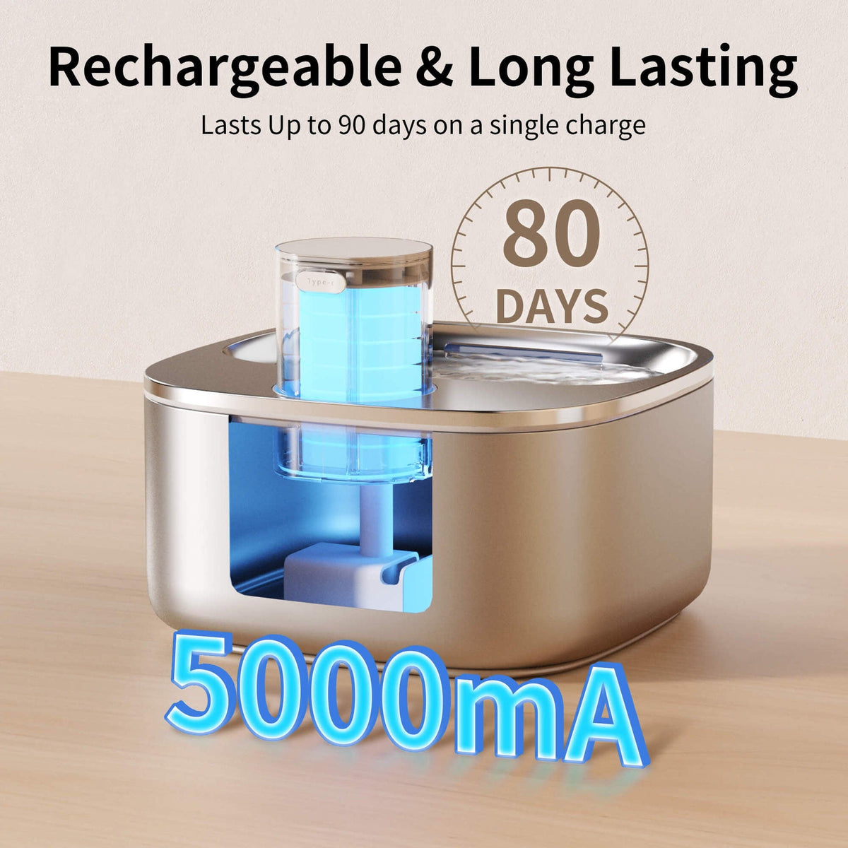 Cat Pet Water Fountain — Wireless Hydration For Less Fuss