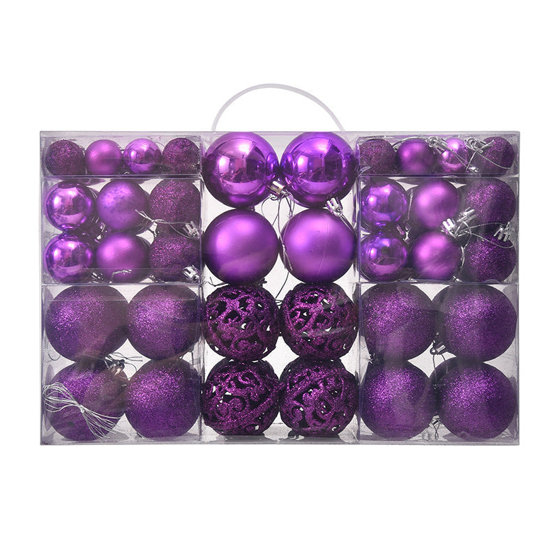 100-Piece Christmas Ornament Ball Set for Full Trees