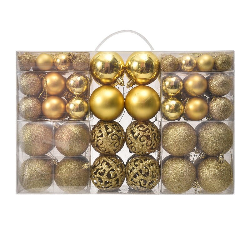 100-Piece Christmas Ornament Ball Set for Full Trees