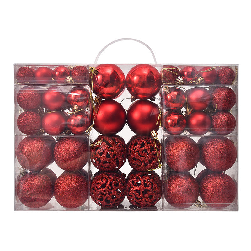 100-Piece Christmas Ornament Ball Set for Full Trees
