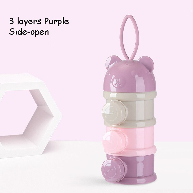 Portable Baby Food Storage Box With Sealed Compartments