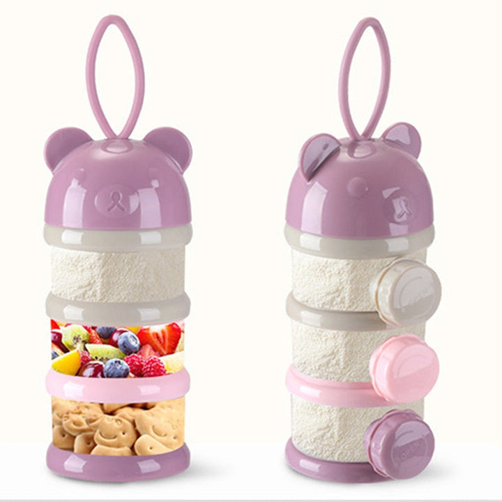 Portable Baby Food Storage Box With Sealed Compartments