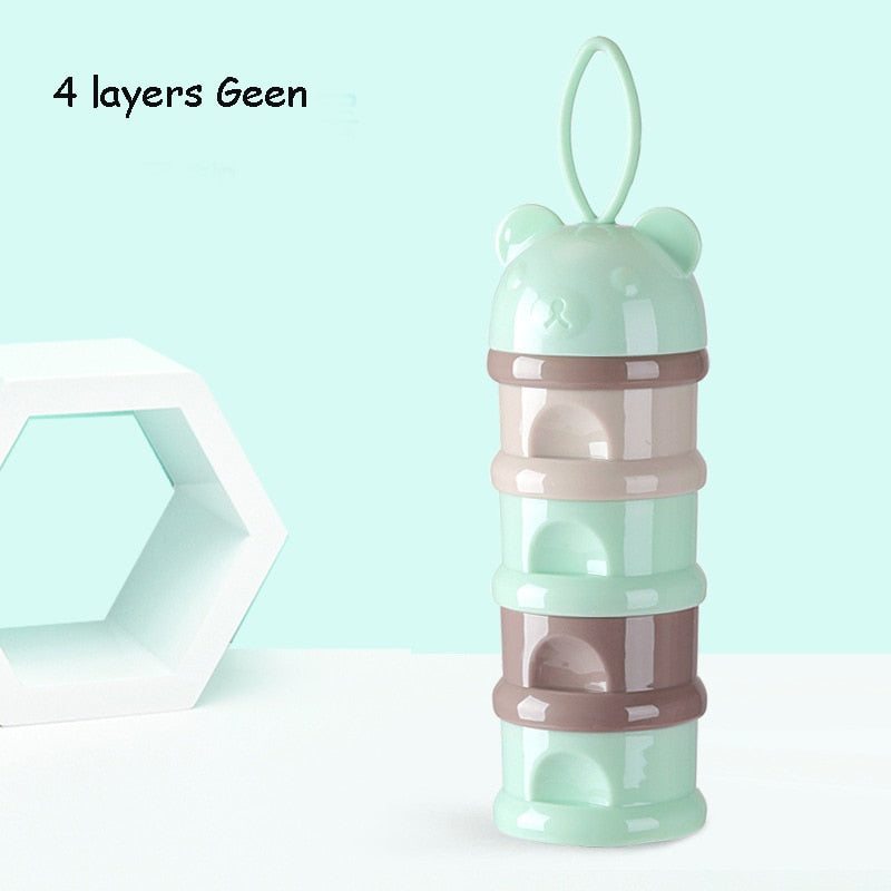 Portable Baby Food Storage Box With Sealed Compartments