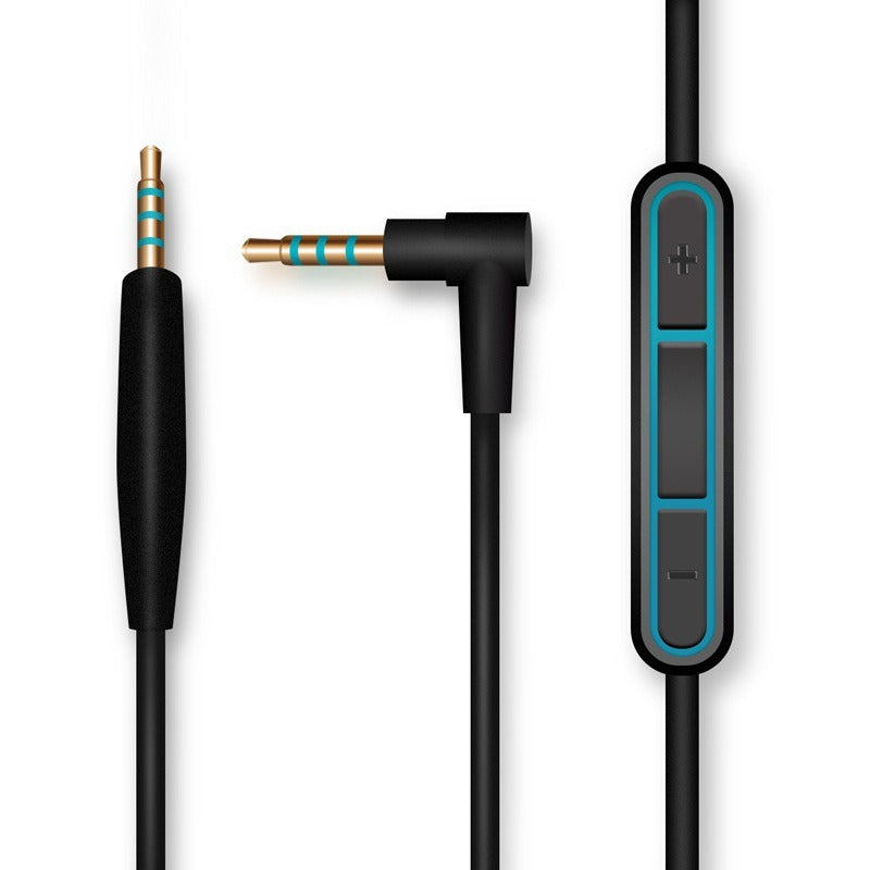 Replacement Headphone Cable with Mic and Volume Remote