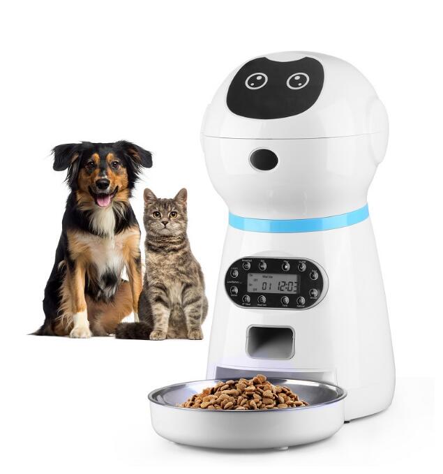 Automatic Pet Feeder 3.5L with Stainless Steel Bowl