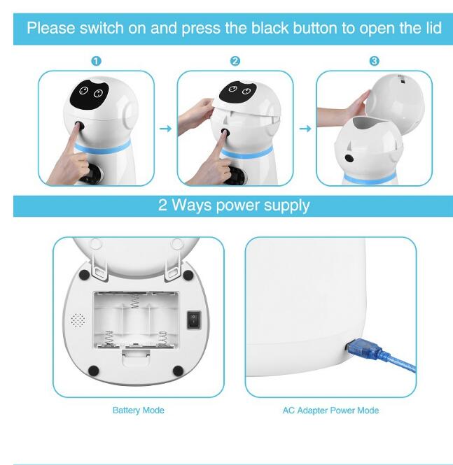 Automatic Pet Feeder 3.5L with Stainless Steel Bowl