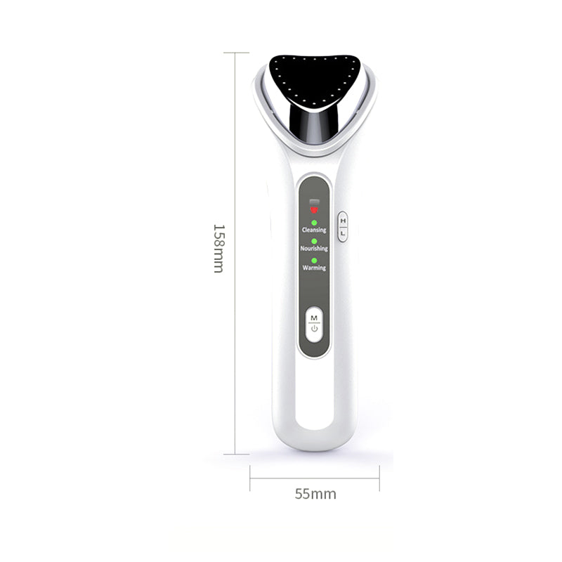 Facial Cleansing Device with Heat & Ultrasonic Mode