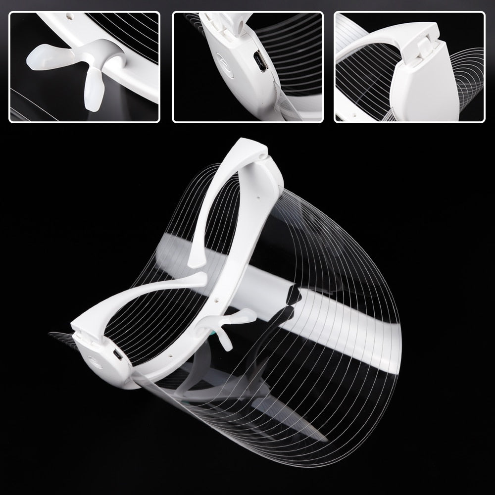 LED Light Therapy Face Mask for Fine Lines at Home