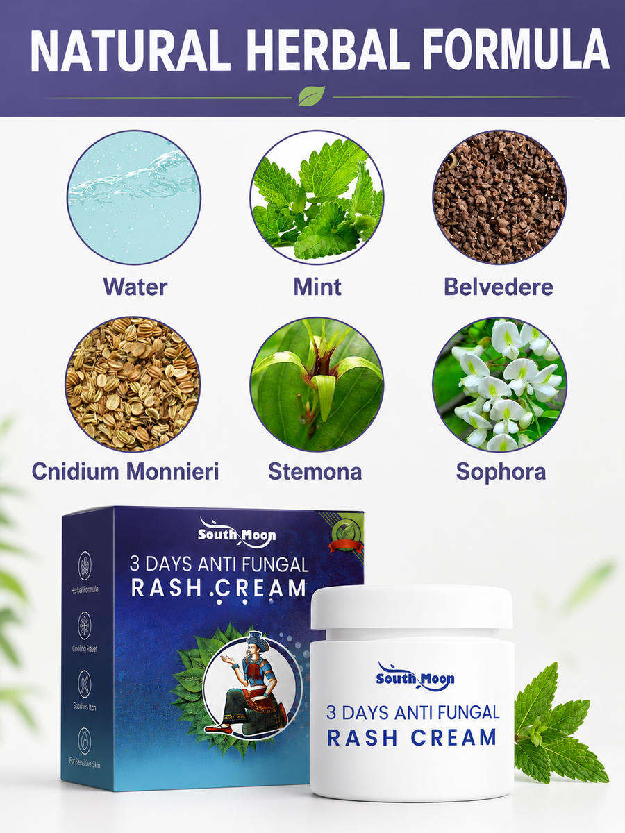 Anti-Fungal Rash Cream – 3-Day Relief & Instant Cooling