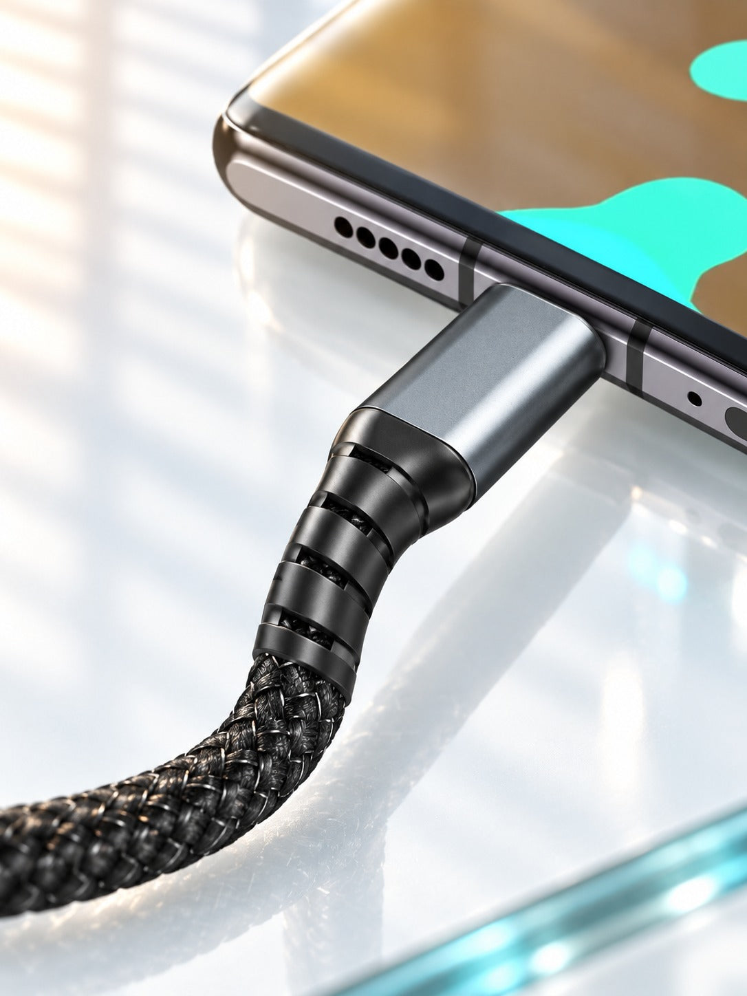 3-in-1 100W Fast Charging Cable with Digital Display