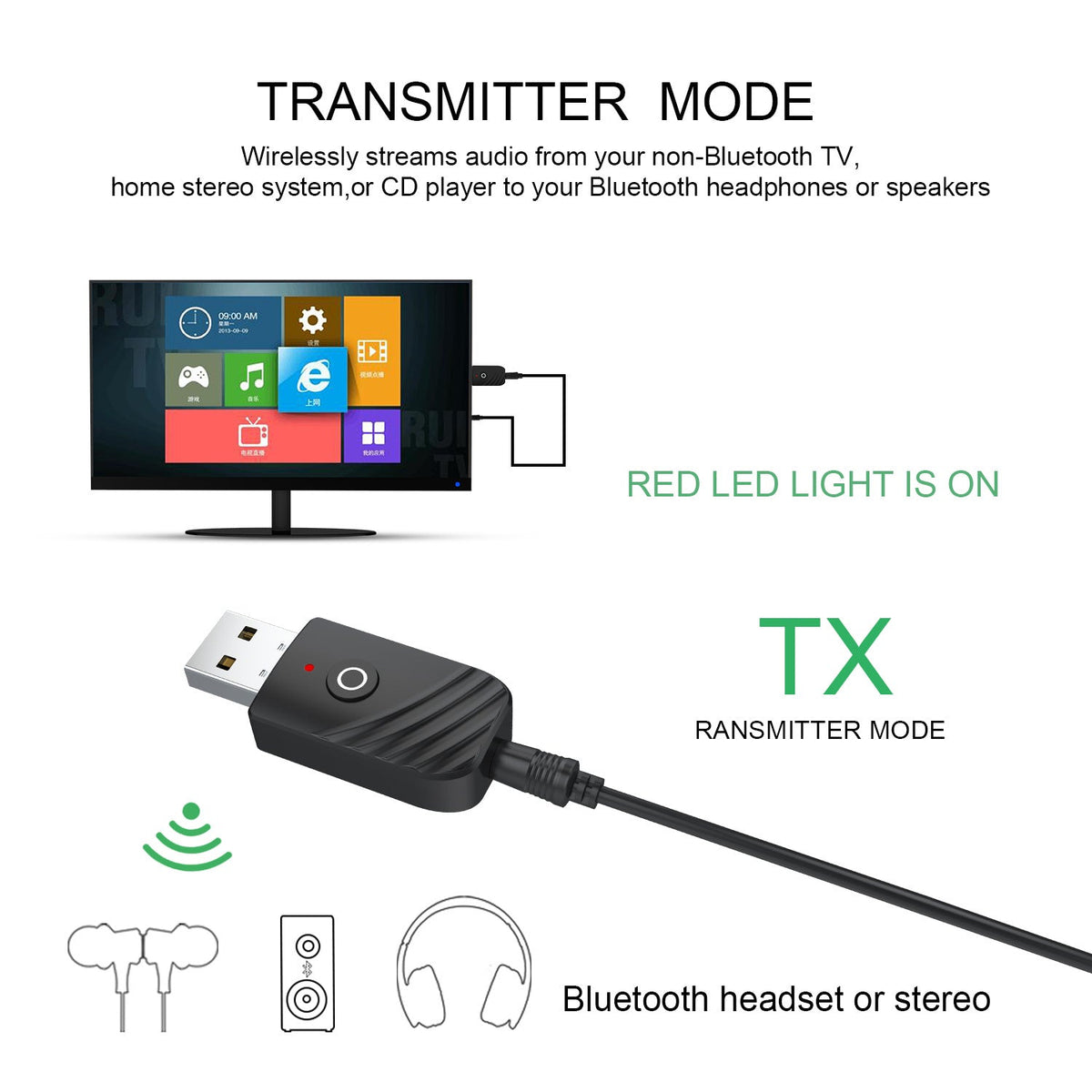Bluetooth 5.0 Car Adapter: Turn Any AUX Stereo Wireless