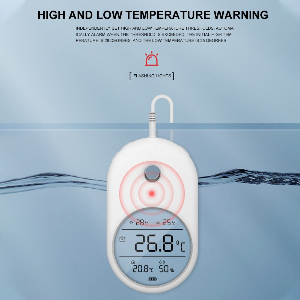 Aquarium Water Thermometer With Temperature Alerts