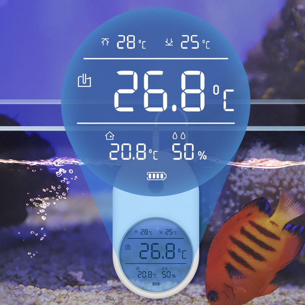 Aquarium Water Thermometer With Temperature Alerts
