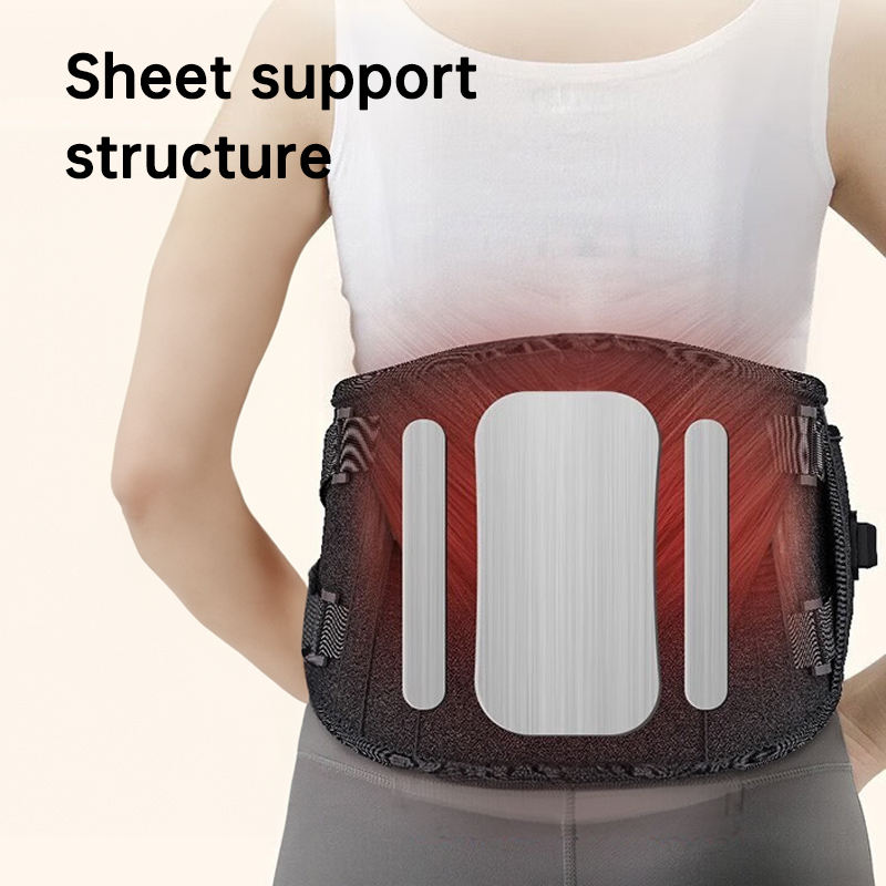 Heated Lower Back Support Belt with Vibration Massage
