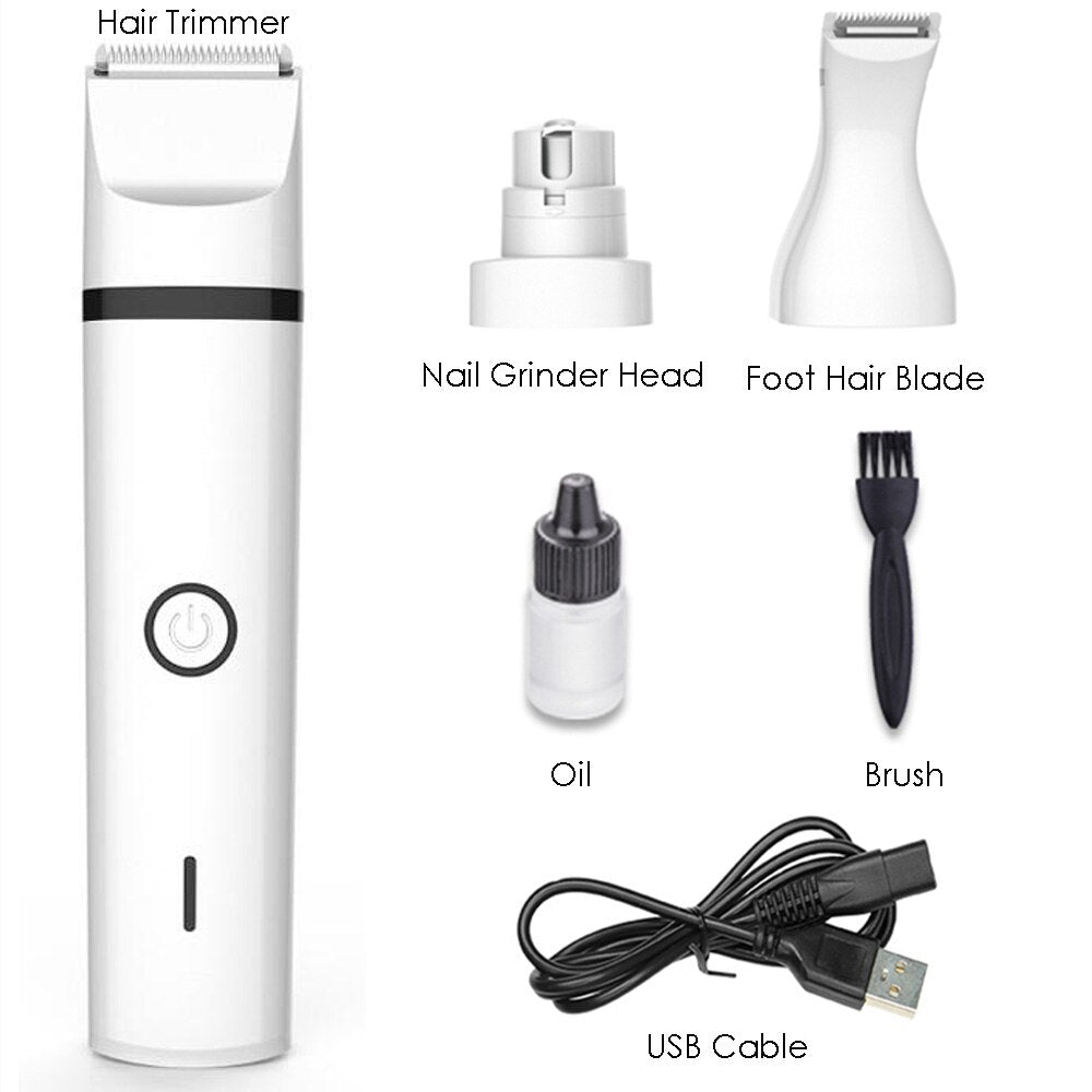 3-in-1 Pet Grooming Tool for Easy Hair, Paw & Nail Care