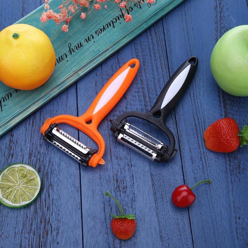 3-in-1 Rotary Vegetable Peeler: Peel, Shred and Grate