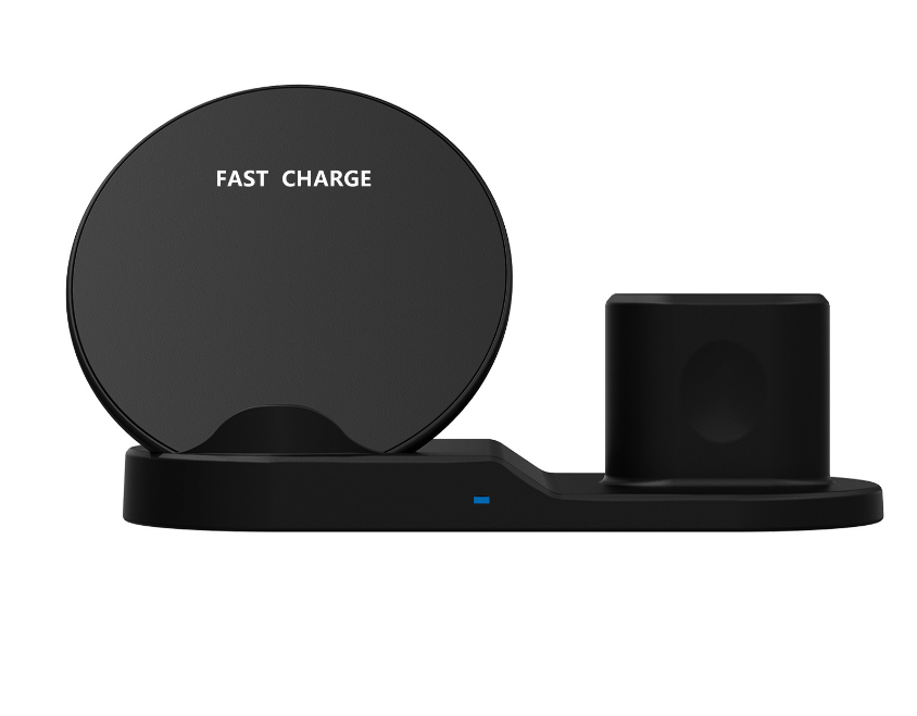 Wireless Charger Dock for iPhone, Watch & AirPods