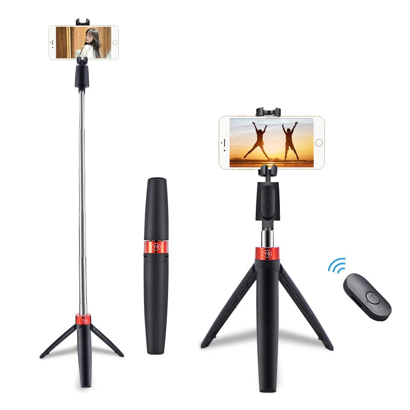 Bluetooth Selfie Stick Tripod: 3-in-1 Travel Stand
