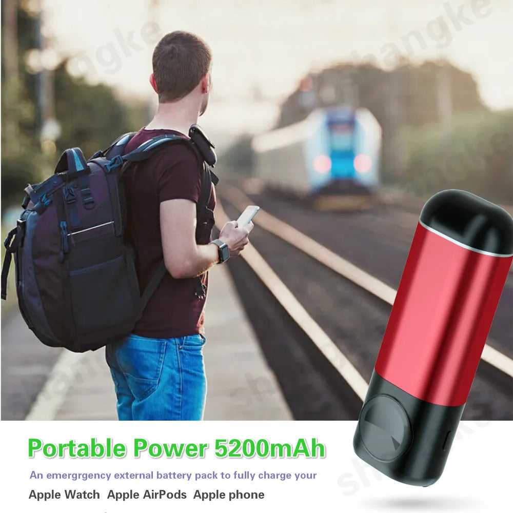 Wireless Power Bank for iPhone & Apple Watch
