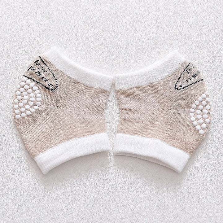Baby Crawling Knee Pads, Breathable Anti-Slip Cotton