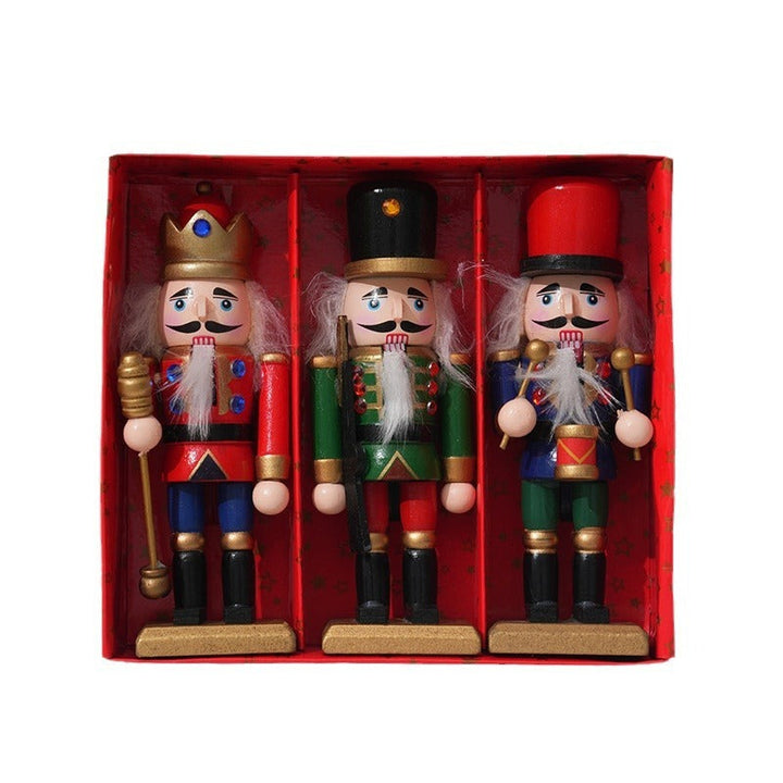 3-Piece Christmas Nutcracker Set for Festive Displays