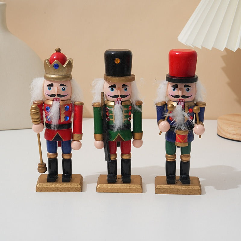 3-Piece Christmas Nutcracker Set for Festive Displays