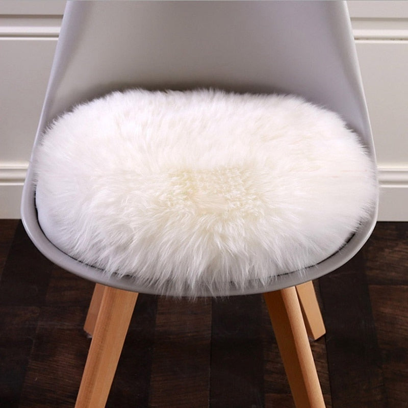 Faux Sheepskin Rug Chair Cover for Cozy Soft Comfort