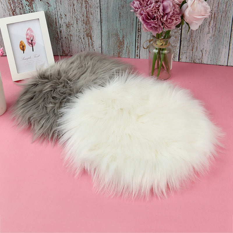 Faux Sheepskin Rug Chair Cover for Cozy Soft Comfort